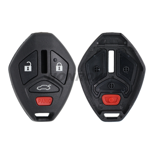 For Mit 4 button remote key blank with light button (No Logo)