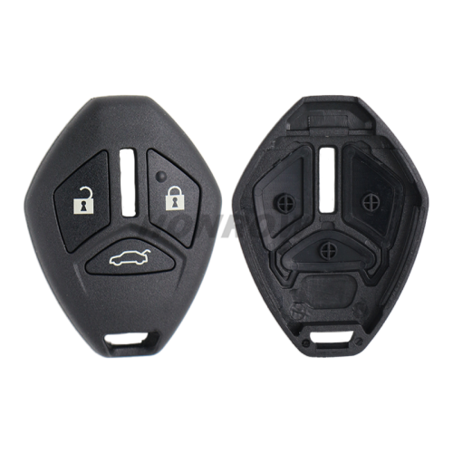 For Mit 3 button remote key blank with light button (No Logo)