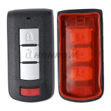 For Mit 2+1  button remote key blank with emergency key blade
