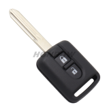 For Nis 2 button remote key shell （the plastic part is square）