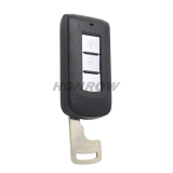 For Mit 2 button remote key blank with emergency key blade