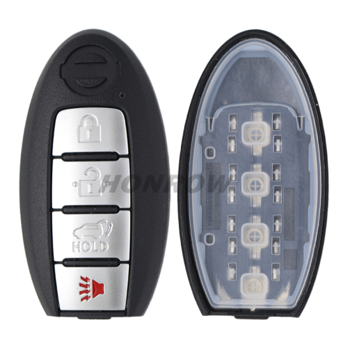 For Nissan 2/2+1/3/3+1/4/4+1 button remote key blank with emergency blade
