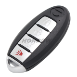 For Nissan 2/2+1/3/3+1/4/4+1 button remote key blank with emergency blade