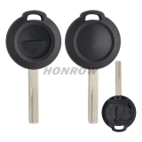 For Mit 2 button remote key blank (Can insert TPX long  chip)  without Logo
