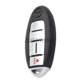 For Nissan 5+1 button remote key blank with emergency blade
