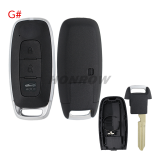 For Nissan 2+1/3+1/4/4+1 button smart key blank without logo
