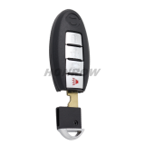 For Nissan 2/2+1/3/3+1 button remote key blank with emergency blade