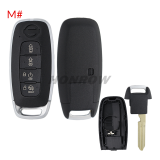 For Nissan 2/2+1/3/3+1/4/4+1 button smart key blank