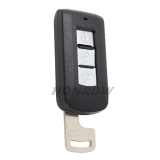 For Mit 3 button remote key blank with emergency key blade
