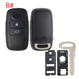 For Toyota 2/3/3+1/4 button remote key blank
