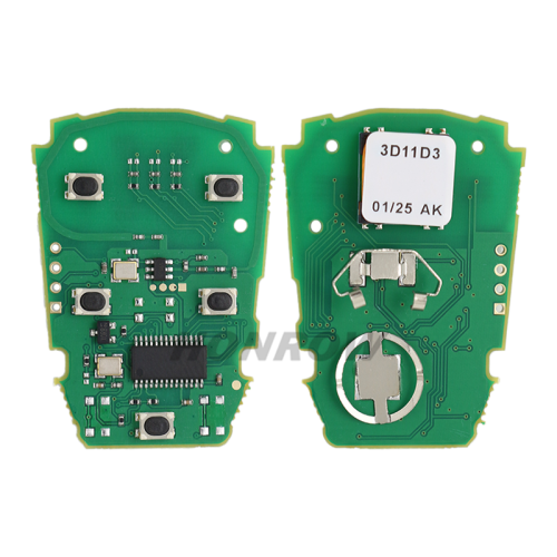 For Cadillac smart keyless 5 button remote key with 433mhz FCC ID: HYQ2EB P/N: 13598512