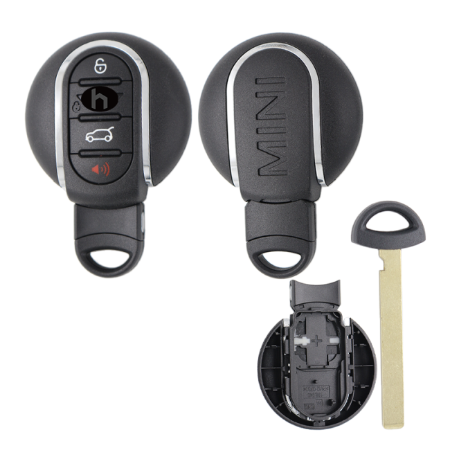 For BMW Mini Cooper 3+1 button remote key shell