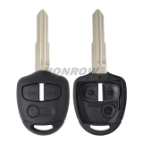 For Mit 3 button remote key blank with Right Blade Without Logo