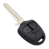 For Mit 3 button remote key blank with Right Blade Without Logo