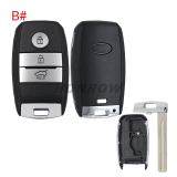 For KIA 3/2+1button remote key blank
