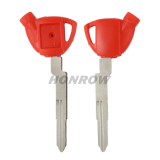For Suzuki motorcycle bike key blank with right blade（red）