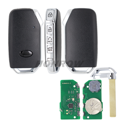 For KIA Telluride 4 button keyless go  smart key with 433MHz ID47 Chip P/N: 95440-S9110 FCC ID: TQ8-FOB-4F24