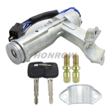 Car lgnition Switch Door Lock Set with 2 Keys for Toyota Corolla EE90 69057-12090 45280 12110