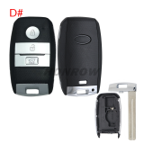 For KIA 3/2+1button remote key blank