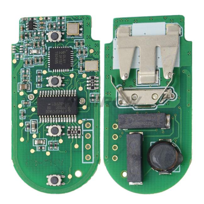 For BMW CAS4 FEM smart card OM-F434 4 button remote PCB With 434MHZ PCF7953P /  Korean market