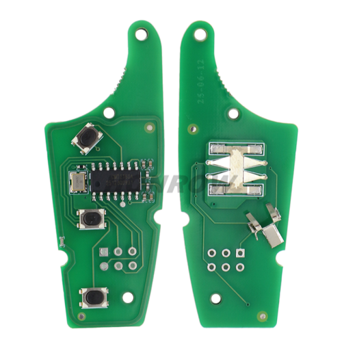 For New  3 button flip remote key 433Mhz  After 2012 year