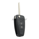 For New Ford Focus Mondeo 2 button flip remote key 433Mhz  After 2012 year KR55WK49986 Part No: 5WK50165  /5WK50166 /5WK50168  /5WK50169 Model: AB39-15K601-DA