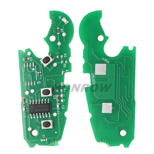 For Audi A3 TT 3 button remote key with ID48 chip 434mhz  8P0837220D