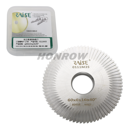 Cobalt containing high-speed steel angle knife φ60x6xφ16x40°