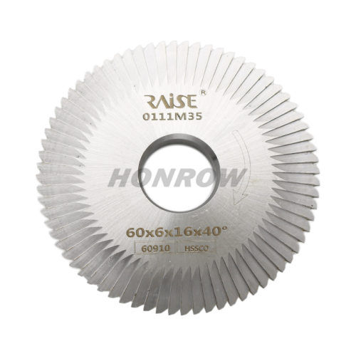 Cobalt containing high-speed steel angle knife φ60x6xφ16x40°