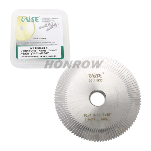 Cobalt containing high-speed steel angle knife φ70x7.3xφ12.7x40°