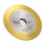 High speed steel single angle knife coated with titanium φ70x7.3xφ12.7x40°