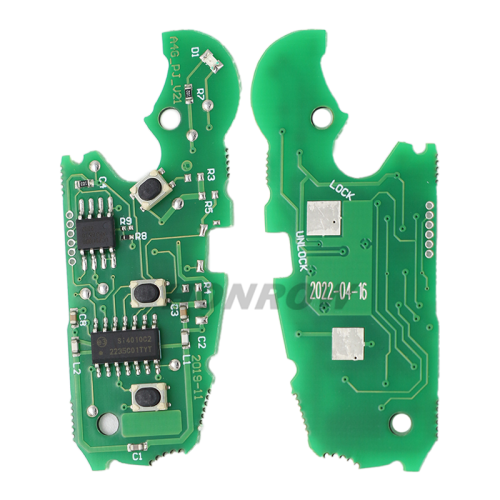 For Audi A3 TT 3 button remote key with ID48 chip 315mhz  8P0 837 220E/8P0 837 220G