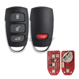 Xhorse Universal Remote Key Fob 3+1 Button for Hyundai Type XKHY24EN