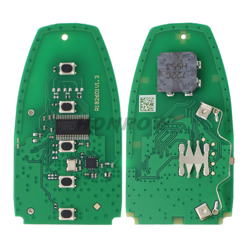 For Ford Mustang F-150 4+1 button Smart Key with 433.92MHz FSK NCF29A1 / HITAG PRO / 49CHIP FCC ID: M3N-A3C108397 IC: 7812-A3C108397 Part No.: PC3T-15K601-BB