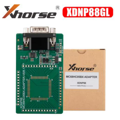Xhorse XDNP88GL MC68HC05BX Solder Free Adapter Work with Key Tool Plus Pad Multi Prog Read&Write MC68HC05B32 (Footprint:PLCC52)