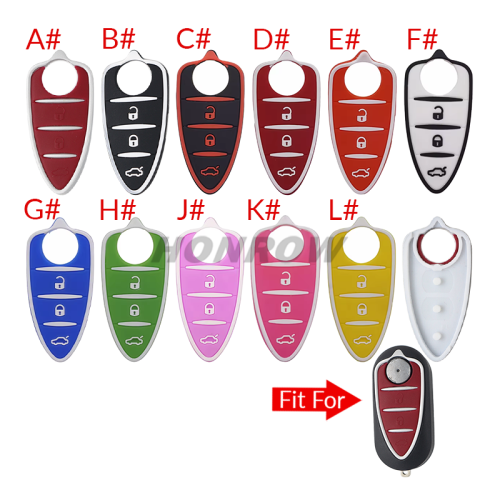 For Alfa 3 button remote key pad，please choose the color.
