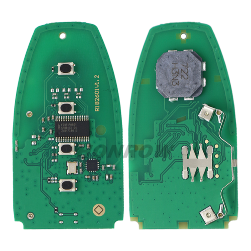 For Ford Mustang F-150 3+1 button Smart Key with 433.92MHz FSK NCF29A1 / HITAG PRO / 49CHIP FCC ID: M3N-A3C108397 IC: 7812-A3C108397 Part No.: PC3T-15K601-BB