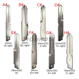 For KAWASAKI motorcycle key blank ， please choose the key blade.