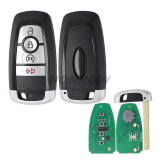 For Ford Mustang F-150 3+1 button Smart Key with 433.92MHz FSK NCF29A1 / HITAG PRO / 49CHIP FCC ID: M3N-A3C108397 IC: 7812-A3C108397 Part No.: PC3T-15K601-BB