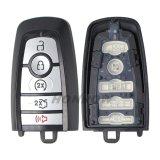 For Ford Mustang F-150 4+1 button Smart Key with 433.92MHz FSK NCF29A1 / HITAG PRO / 49CHIP FCC ID: M3N-A3C108397 IC: 7812-A3C108397 Part No.: PC3T-15K601-BB