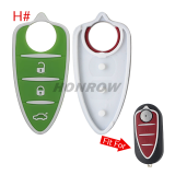 For Alfa 3 button remote key pad，please choose the color.