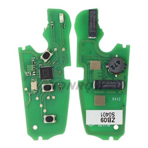 For Audi A3 TT 3 button Keyless go remote key with ID48 chip 434mhz FCCID: 8P0837220D  support KDX2 key programmer