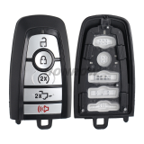 For Ford Mustang F-150 4+1 button Smart Key with 433.92MHz FSK NCF29A1 / HITAG PRO / 49CHIP FCC ID: M3N-A3C108397 IC: 7812-A3C108397 Part No.: PC3T-15K601-BB
