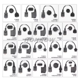 OBDSTAR TCM Cables Set 19 Pieces for DC706/ X300 Classic G3 Package includes: 1pc x TCM001 DQ200 0AM/0CW cable 1pc x TCM002 DQ250 02E/0D9 cable 1pc x TCM003 DL501 0B5 cable 1pc x TCM004 DL382 cable 1pc x TCM005 DQ380 cable 1pc x TCM006 VL381 cable 1pc x TCM008 MPS6 cable 1pc x TCM009 DPS6 cable 1pc x TCM010 VGS2/VGS-FDCT cable 1pc x TCM011 VGS2-FCVT cable 1pc x TCM018 6T30/35/40/45/50 cable 1pc x TCM019 6L 45/50/80/90 cable 1pc x TCM020 6T 70/75/80 cable 1pc x TCM021 6HP 28/26/32/19/21 cable 1pc x TCM022 6H