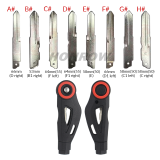 For KAWASAKI motorcycle key blank ， please choose the key blade.