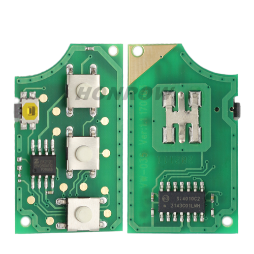 For Au 3+1 button control remote nd the remote model number is 4D0 837 231 P 315MHZ