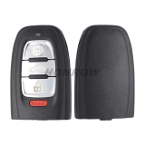 For Audi 3+1 button remote key with 315Mhz PCF7945A / HITAG 2 FCC ID: IYZFBSB802