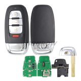 For Audi 3+1 button remote key with 315Mhz PCF7945A / HITAG 2 FCC ID: IYZFBSB802