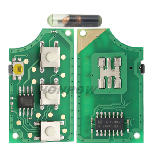 For Au 3+1 button remote key with  big battery the remote control model is 4D0 837 231 P 315MHZ