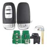 For Au A4L, Q5 3 button remote key with 433Mhz and 7945 Chip  Model: 8TO-959-754C 8TO-959-754G 8KO-959-754G 8KO-959-754J 8KO-959-754C